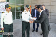 ببینید | گرامیداشت هفته نیروی انتظامی در ساختمان دادمان وزارت راه و شهرسازی