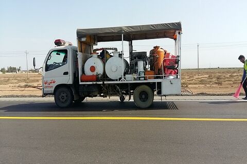 عملیات خط کشی در ۸۵ کیلومتر از راههای استان قزوین انجام شد خط کشی راههای استان بوشهر