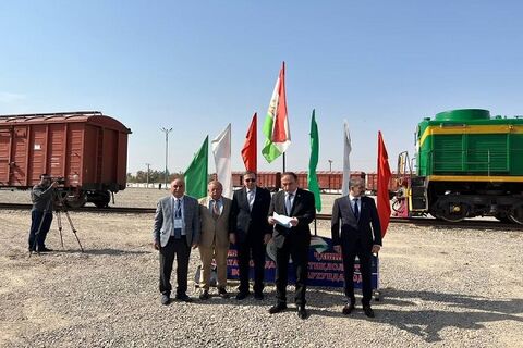 Tajikistan launches rail transit through Iran's territory  قطار تاجیکستان