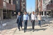 ببینید/ بازدید مدیر کل راه و شهرسازی سیستان و بلوچستان از واحدهای مسکونی در دست ساخت طرح نهضت ملی مسکن