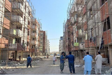 بازدید مدیر کل راه و شهرسازی سیستان و بلوچستان از واحدهای در دست ساخت طرح نهضت ملی مسکن