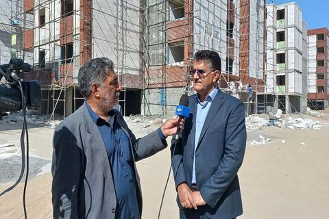 ببینید/ بازدید مدیر کل راه و شهرسازی سیستان و بلوچستان از واحدهای مسکونی در دست ساخت طرح نهضت ملی مسکن