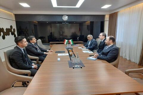 جلسه با وزیر صمت تاجیکستان