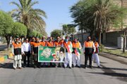 ببینید/حضور مدیر کل و کارکنان اداره کل راهداری و حمل و نقل جاده ای جنوب سیستان و بلوچستان در راهپیمایی ۱۳ آبان