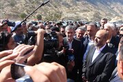 ببینید/مراسم افتتاح باند دوم بزرگراه دشت ارژن _ابوالحیات در استان فارس