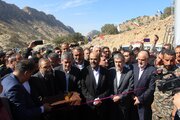 ببینید/مراسم افتتاح باند دوم بزرگراه دشت ارژن _ابوالحیات در استان فارس