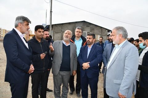 بازدید معاون وزیر راه و شهرسازی از آخرین وضعیت طرح نهضت ملی مسکن در گلبهار بازدید