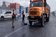 اجرای طرح کنترل اضافه بار ناوگان حمل و نقل عمومی باری در محورهای مواصلاتی سیستان و بلوچستان همزمان با سراسر کشور