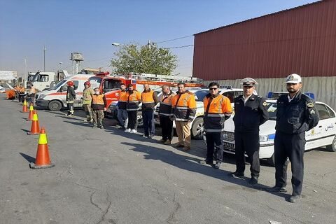 مانور روز بدون حادثه در جادههای البرز برگزار شد مانور روز بدون حادثه