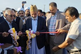 پل توکل آباد در محور ریگان- ایرانشهر  افتتاح شد