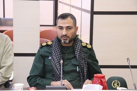 معارفه فرمانده بسیج اداره کل راهداری و حمل و نقل جاده ای خوزستان