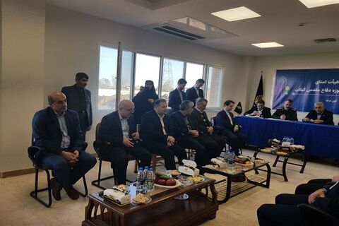 بازدید استاندار و مدیرکل راه و شهرسازی گیلان و جمعی از مقامات استانی از روند احداث مرکز فرهنگی و موزه دفاع مقدس گیلان گیلان-بازدید استاندار ومدیر کل راه وشهرسازی از موزه فرهنگی دفاع مقدس