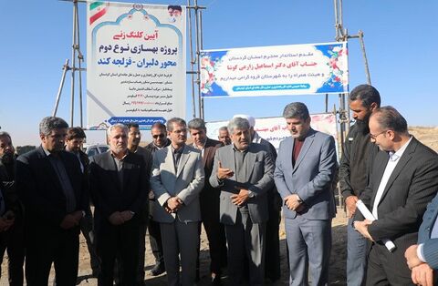 آغاز عملیات بهسازی راههای روستایی شهرستان قروه  راه روستایی کردستان