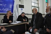 ارتباط چهره به چهره مدیر کل و معاونین اداره کل راه و شهرسازی استان کرمانشاه با مردم در میز خدمت روز جمعه 1401/09/04