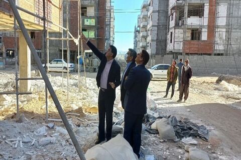 بازدید مدیر کل راه و شهرسازی سیستان و بلوچستان از واحدهای در دست ساخت طرح نهضت ملی مسکن