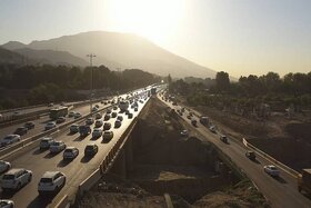 انسداد جاده مخصوص کرج- تهران