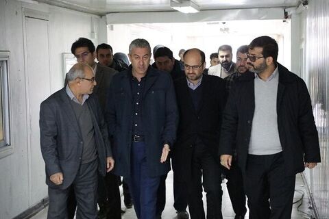 بررسی میدانی جهت آمادگی افتتاح سالن مسافری و تجاری مرز رازی 
 پایانه مرزی