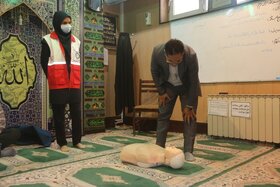برگزاری آموزش کمک های اولیه در اداره کل راهداری و حمل و نقل جاده ای استان کرمان
