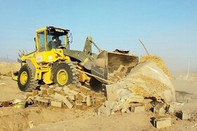 آزادسازی ۲ هزار مترمربع از اراضی دولتی در زاهدان