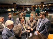 مهرداد بذرپاش امشب و در اولین روز کاری خود به مناسبت سالروز صنعت هواپیمایی ۱۶ آذر ( ۷ دسامبر) از مرکز کنترل فضای کشور بازدید کرد.