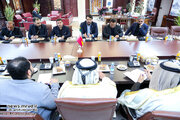 ببینید | حضور وزیر حمل و نقل قطر برای عرض تسلیت و گسترش همکاری ها