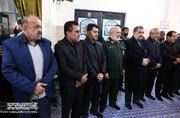 ببینید | مراسم یادبود مرحوم رستم قاسمی با حضور مقامات لشکری و کشوری برگزار شد (2)