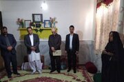 ببینید/دیدار مشاور ریاست سازمان راهداری وحمل و نقل جاده ای کشور در امور ایثارگران با خانواده معظم شهدای راهداری و حمل و نقل جاده ای جنوب سیستان و بلوچستان