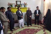 ببینید/دیدار مشاور ریاست سازمان راهداری وحمل و نقل جاده ای کشور در امور ایثارگران با خانواده معظم شهدای راهداری و حمل و نقل جاده ای جنوب سیستان و بلوچستان