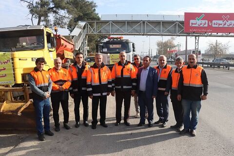 ببینید | آغاز طرح راهداری زمستانه گلستان  راهداری گلستان