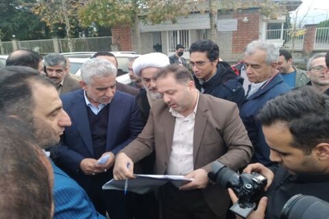 بازدید استاندار گیلان و مدیرکل راه و شهرسازی از پروژه های عمرانی شهرستانهای رودسر و املش گیلان- بازدید از پروژه های عمرانی املش ورودسر