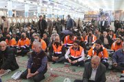 حضور دسته جمعی مدیر کل و کارکنان اداره کل راهداری و حمل و نقل جاده ای استان کرمان در نماز جمعه