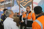حضور دسته جمعی مدیر کل و کارکنان اداره کل راهداری و حمل و نقل جاده ای استان کرمان در نماز جمعه