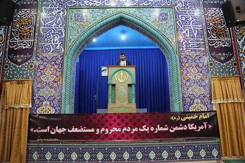 سخنرانی مدیر کل راه و شهرسازی بوشهر در نمازجمعه بوشهر