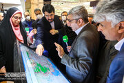 ببینید | بازدید وزیر راه و شهرسازی از ششمین نمایشگاه حمل و نقل ، لجستیک و صنایع وابسته (2)