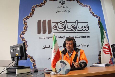 پاسخگویی مدیرکل راهداری و حمل و نقل جادهای خراسان شمالی به مردم از طریق سامانه سامد سامد