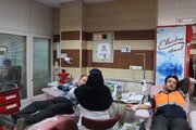 اهدای خون کارکنان