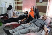 اهدای خون کارکنان