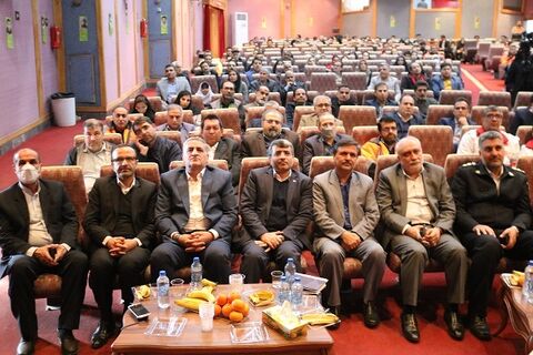 مانور آماده باش اکیپ و ماشین آلات عملیات راهداری زمستانی در شاهرود روز راهدار شاهرود