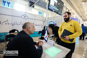 ببینید | برگزاری میز ارتباطات مردمی وزارت راه و شهرسازی و سازمان های تابعه در ششمین نمایشگاه حمل و نقل ، لجستیک و صنایع وابسته