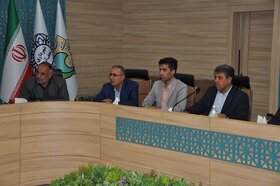 نشست تخصصی آموزه‌های زلزله بم که در شهر نجف آباد - اصفهان