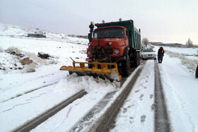 برف روبی در شهرستان جوانرود