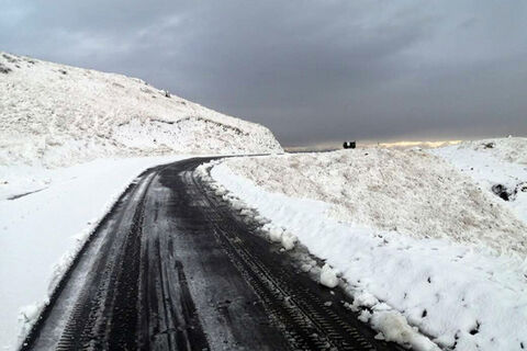 برف روبی در شهرستان جوانرود
