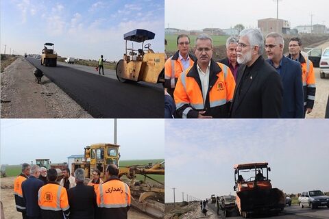 تعریض و ایمن سازی محور آق قلا-بندرترکمن درحال انجام است راهداری گلستان