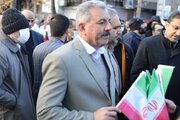ببینید/ حضور مدیرکل و کارکنان راهداری و حمل و نقل جاده ای لرستان در مراسم تشییع پیکر شهدای گمنام در خرم آباد
