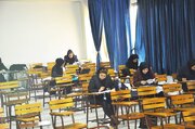 ببینید/ روند اجرای آزمون های ورود به حرفه مهندسی در دو حوزه امتحانی استان اصفهان