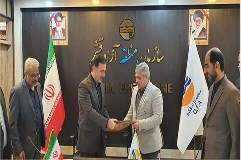 تفاهمنامه حق بهرهبرداری از اراضی محدوده بندر شهید ذاکری قشم امضا شد تفاهم نامه قشم و سازمان بنادر