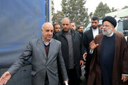بازدید رئیس جمهور از پایانه بار اکبر آباد