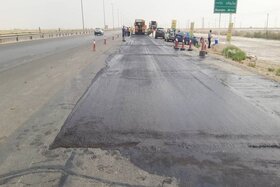 اجرای آسفالت حفاظتی در 226 کیلومتر جاده های استان بوشهر