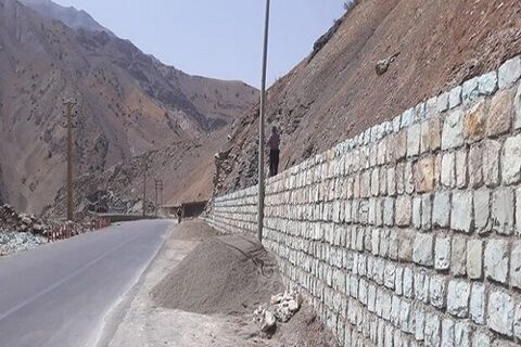 نقاط ریزشی محور کرج- چالوس ایمن سازی میشود ایمن سازی نقاط ریزشی