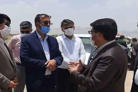 ۲۰ کیلومتر از بانددوم بزرگراه کهنوج رودان با پیشرفت فیزیکی ۶۰ درصد در دست اجرا است شکرالهی بازدید رودان - کهنوج